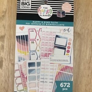 The Happy Planner Happy & Kind Faith Sticker Book
